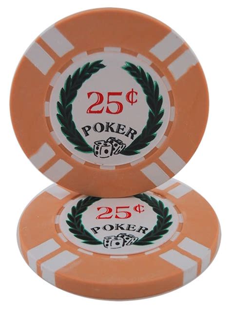 25 cent poker chips
